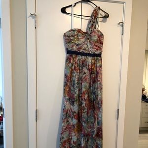 BCBG Floor Length Multicolored Dress